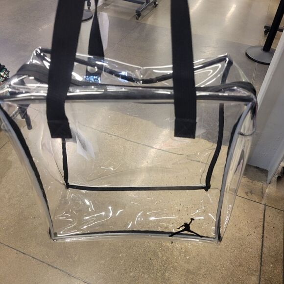Nike Jordan Stadium Clear Tote Bag -14L- Fanny Hip Purse See Through 9A0847-023 - Picture 6 of 8